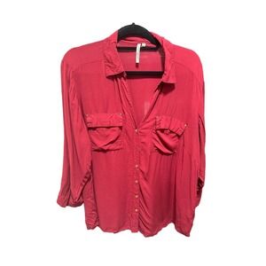 4/$20 Grand & Greene Blouse Women 1X Corpcore Office Siren Workwear Classic